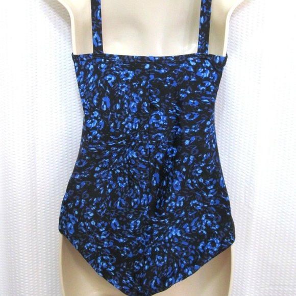 Speedo Competition Swimsuit Size 6 Lined One Piece Swimwear Print - Picture 3 of 16